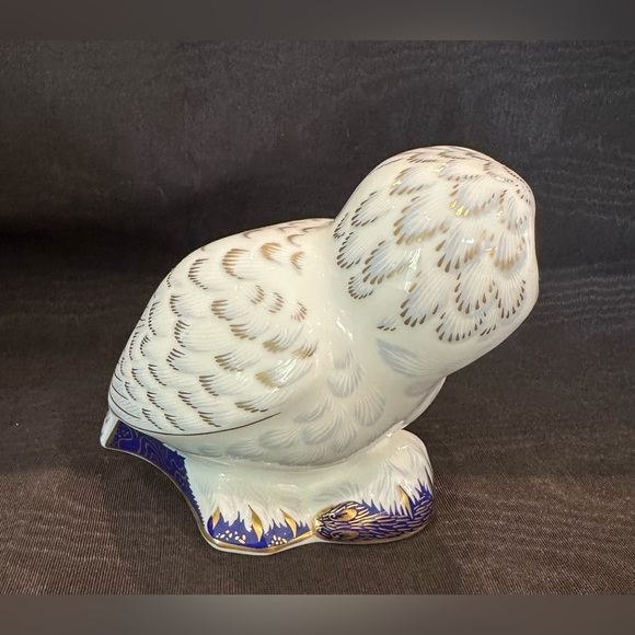 ROYAL CROWN DERBY “Snowy Owl” - Paperweights by Crown Derby - Picture 8 of 12